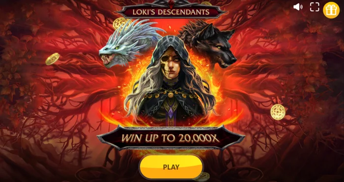 Loki's Descendants - 3-4-3-4-3 রিল সহ প্রধান স্ক্রিন